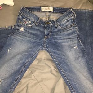 Light Wash Hollister Boot Cut Jeans